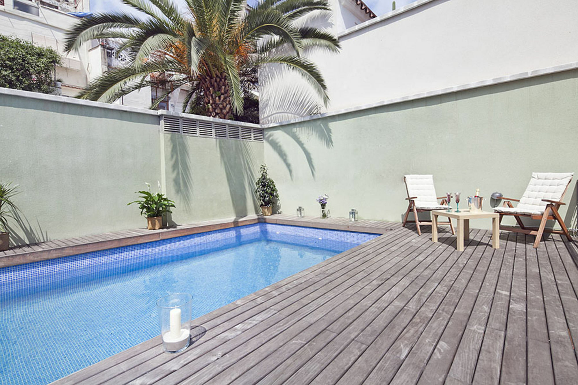 My Space Barcelona Gracia Pool Terrace Exterior photo
